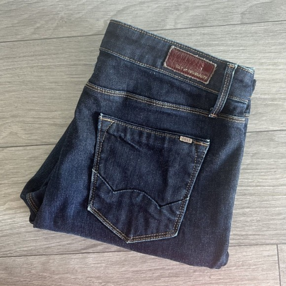 Cult of Individuality Gypsy High Rise Dark‎ Wash Skinny Jeans Size 29